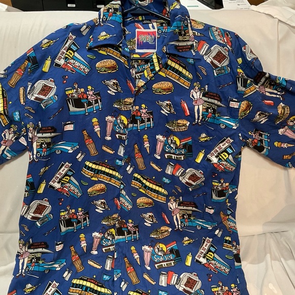 Dem Crazy Vintage Diner Shirt - Picture 1 of 4